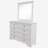 Alcove Dresser & Mirror set white by IFO
