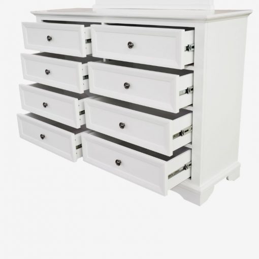 Alcove 8 Drw Dresser white by IFO