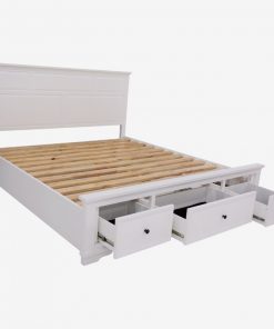 Double bed white by Instant Furniture Outlet