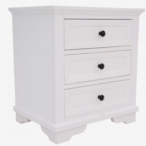 White Hampton Bedside Table by IFO