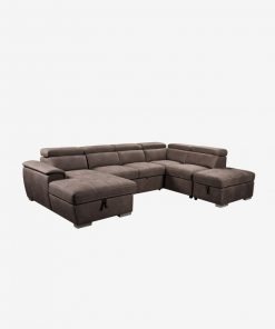Ottoman Table Storage sofa brown by IFO