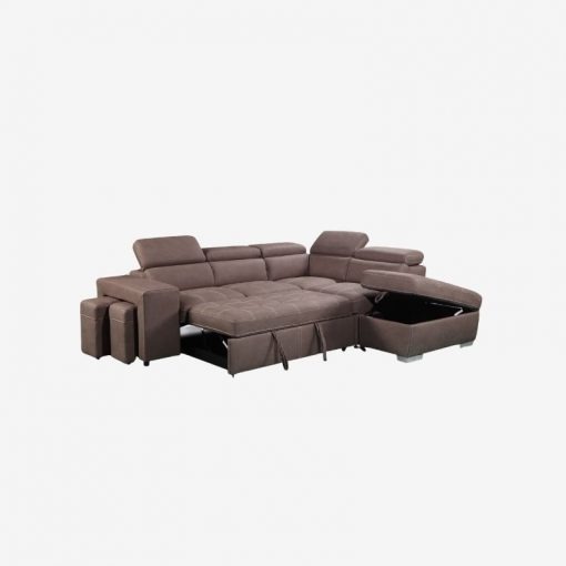 Ottoman Table Storage and sofa bed brown from IFO