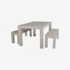 White Valetta 3Pc Dining Set from IFO