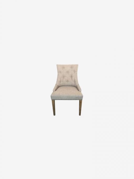 White Monte Fabric Dining Chair Instant furniture outlet