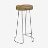 Instant furniture outlet Tractor Stool Grey Metal Base