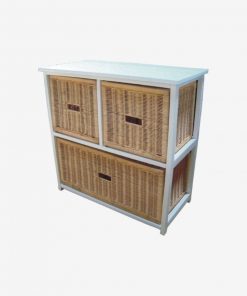 IFO Wooden Frame Canned 3 Drawers Cabinet