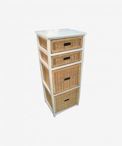 IFO Wooden Frame Canned 4 Drawers Tall Cabinet