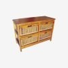 4 Drawers Wide Cabinet by Instant Furniture Outlet