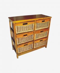 6 Drawers Tall Cabinet by Instant Furniture Outlet
