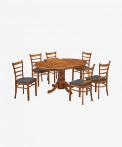 MACKAY DINING Table Set 7PC Instant furniture outlet