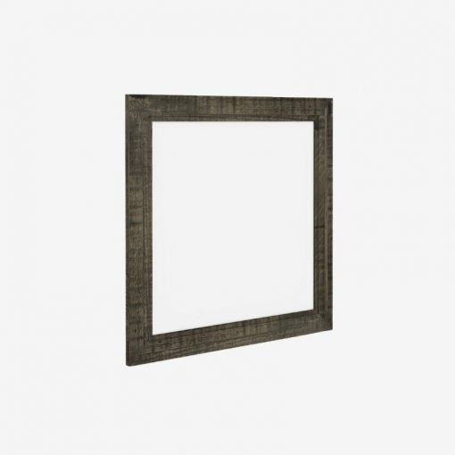 Sedona mirror with wood frame by IFO