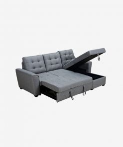 Storage sofa bed light grey from IFO