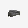 2 seater black sofa from IFO