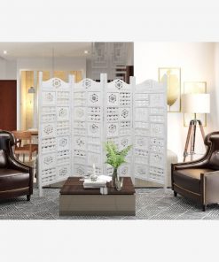 White Wodden Partition Instant furniture outlet