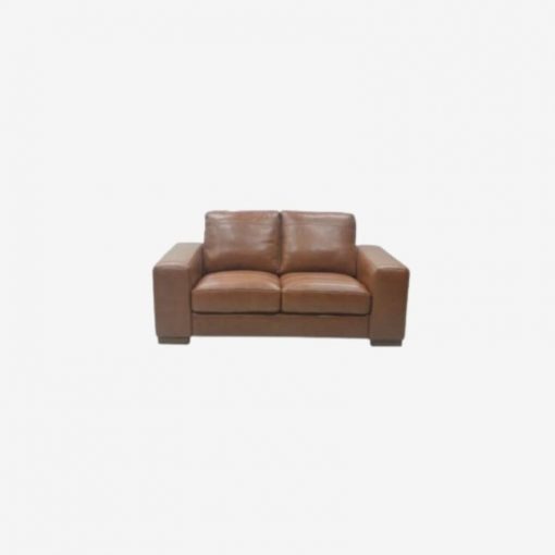 Instant Furniture Outlet brown two seat sofa