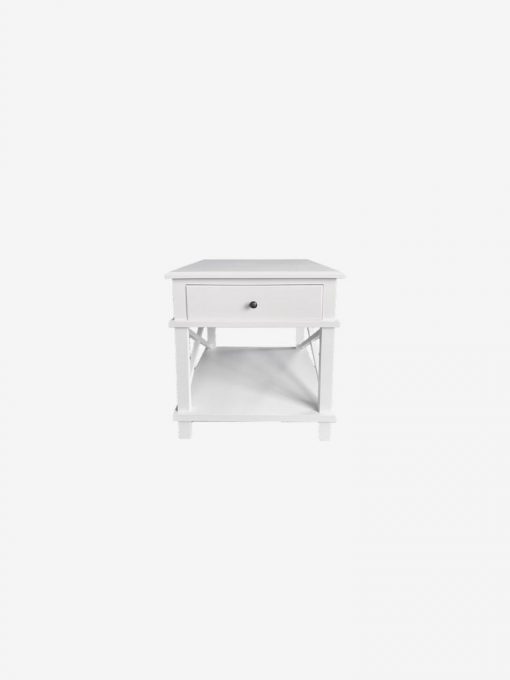 60CM Hampton Bedside Table-White from IFO