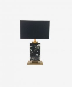 66CManhathon Black Marble Lamp IFO