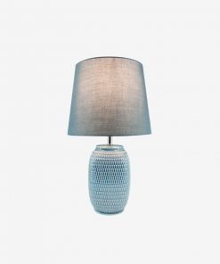 45CM Zen Living Blue Lamp from Instant Furniture Outlet