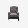 117CM Grey Hampton Wing Chair by IFO