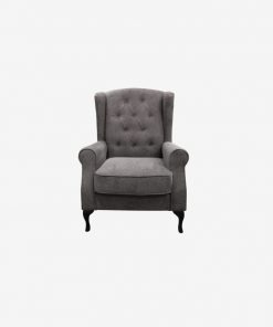 117CM Grey Hampton Wing Chair by IFO
