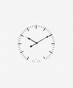 80cm White Wall Clock IFO