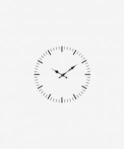 IFO34cm White Wall Clock