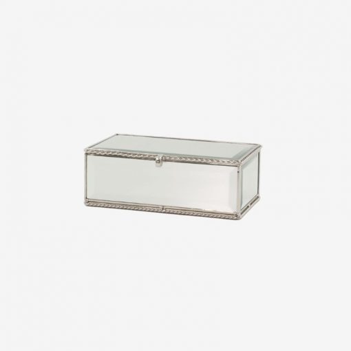Instant furniture outlet 18CM silver string mirror box