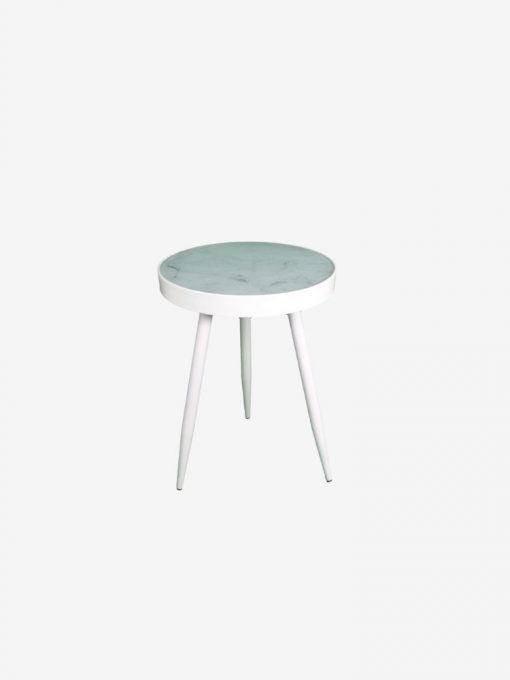 Instant Furniture Outlet White Round Tea Table