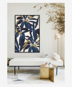 Canvas Blue Leaves from Instant Furniture Outlet