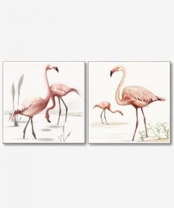 Pink Flamingo Framed by Instant Furniture Outlet