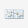 White Hydrangea Canvas By IFO