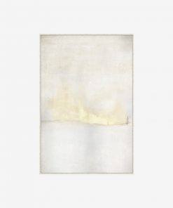 Instant Furniture Outlet White and Gold Abs Canvas