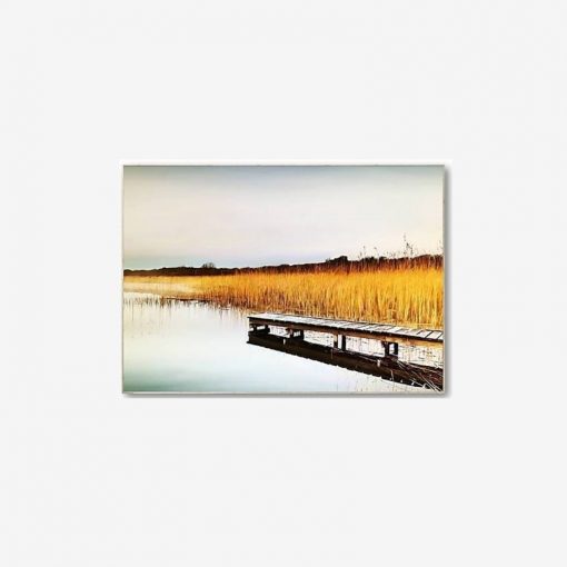 Pier On Sunset Canvas from IFO