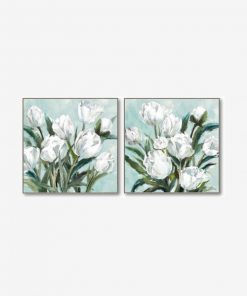 White Tulips Framed from IFO