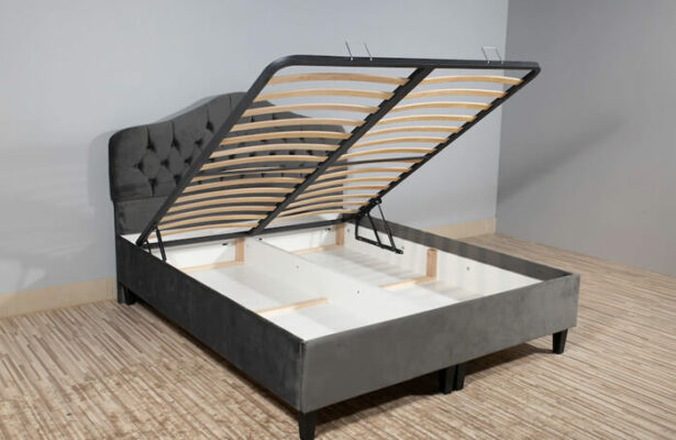Lift up storage bed from instant furniture outlet