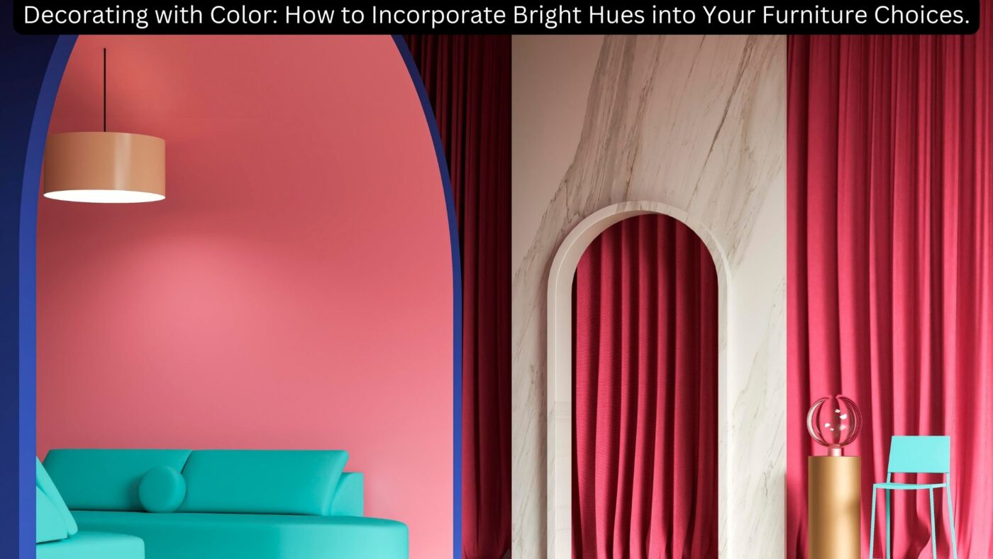 Decorating with Color How to Incorporate Bright Hues into Your Furniture Choices.